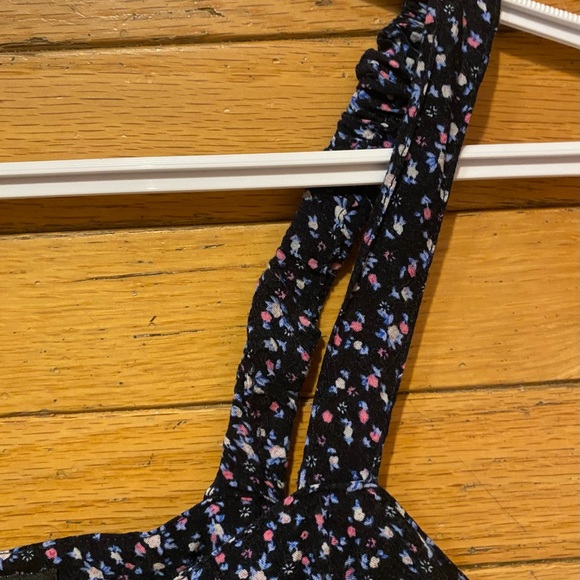 FLORAL Spring Button-Down Dress w/ Cinch Back - Size 2 - Picture 4 of 7